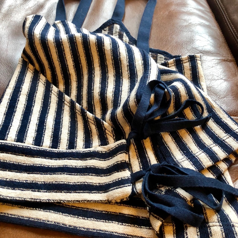 {Madewell} Striped Wrap Tank - Picture 5 of 8